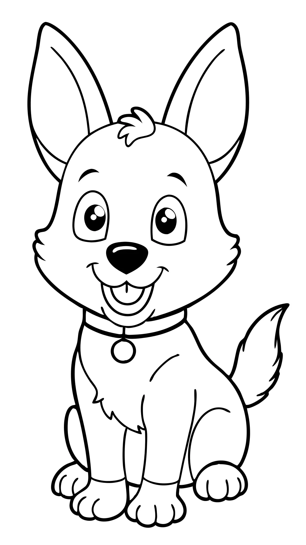 bluey printable coloring page